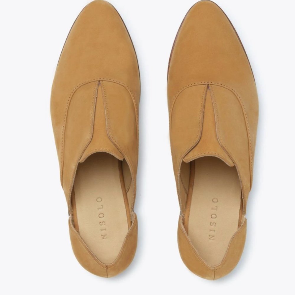 Nisolo Emma d'Orsay Oxford in Sand, sz 8
